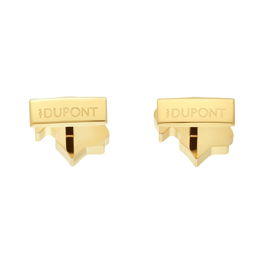 S.T. Dupont Cufflinks Engraved Cohiba 60 Gold