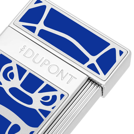 S.T. Dupont Slimmy Lacquered Lighter Orlinski Blue