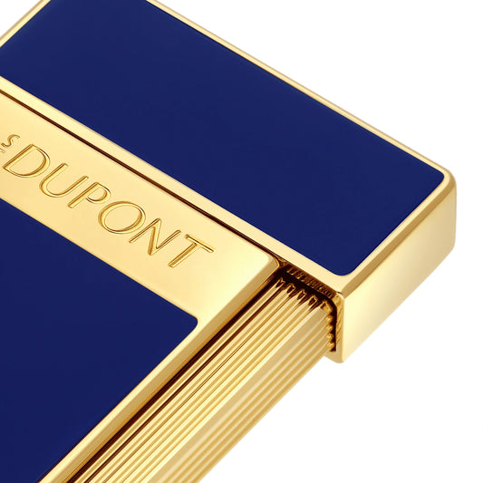 S.T. Dupont Slimmy Lacquered Lighter Indigo Blue