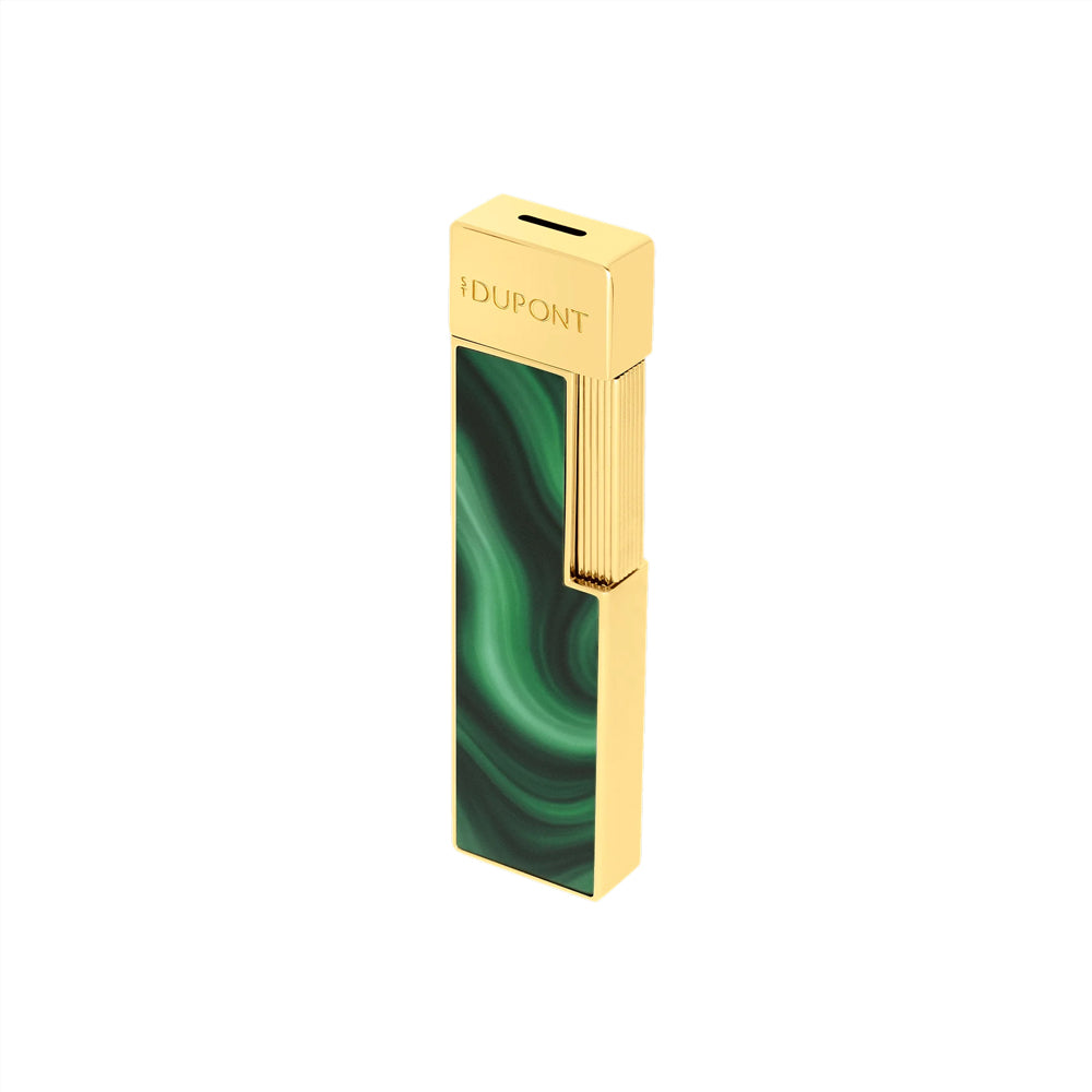 S.T. Dupont Twiggy Lacquered Lighter Géode Green