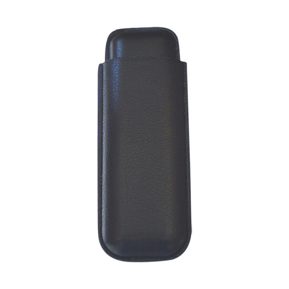 Two-Cigar Leather Case – Black (2 Ciagrs)