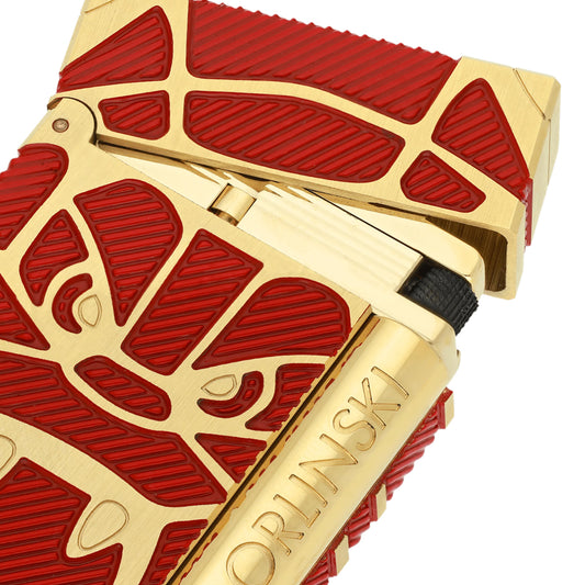 S.T. Dupont Ligne 2 Brushed Lighter Orlinski Red