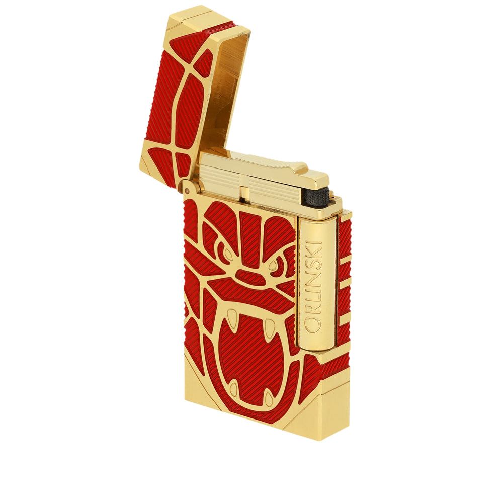 S.T. Dupont Ligne 2 Brushed Lighter Orlinski Red