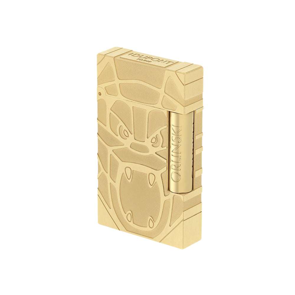 S.T. Dupont Ligne 2 Brushed Lighter Orlinski Gold