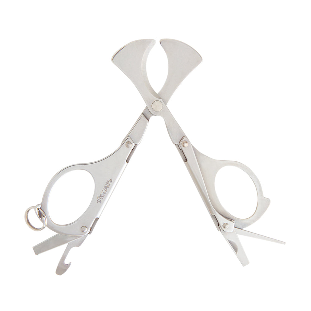 XIKAR MTX Multi-tool Cigar Scissor Cutter – Chrome Silver