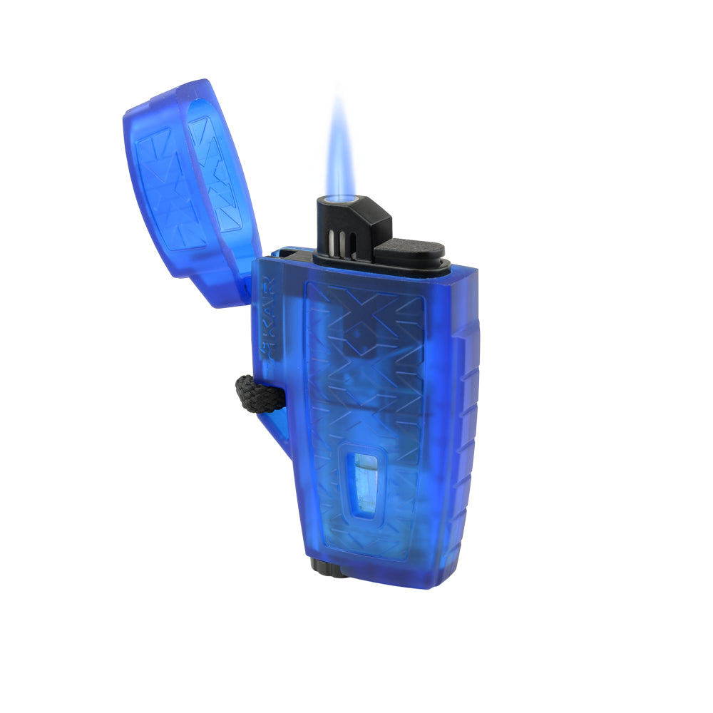 XIKAR Stratosphere Windproof Single Torch Lighter Blue