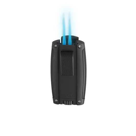 XIKAR Turismo Double Jet Flame Lighter – Matte Black