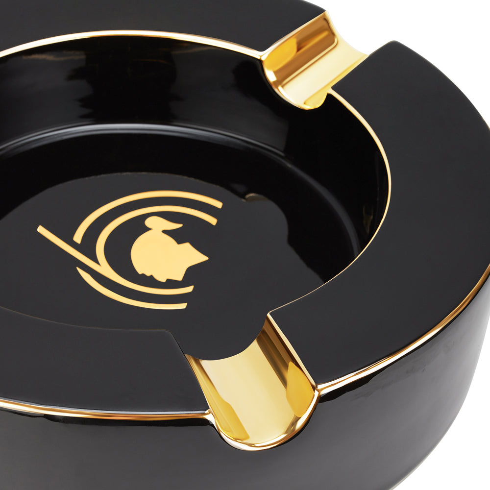 S.T. Dupont XL Porcelain Ashtray Cohiba 60 Black
