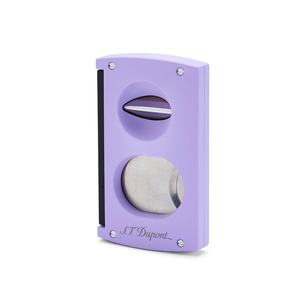 S.T. Dupont Double Blade Cigar Cutter – Matte Black & Lilac