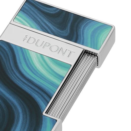 S.T. Dupont Slimmy Lacquered Lighter Géode Blue