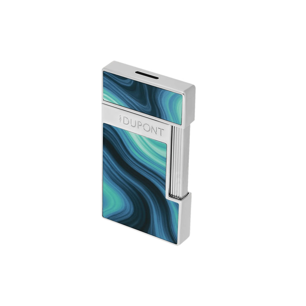 S.T. Dupont Slimmy Lacquered Lighter Géode Blue