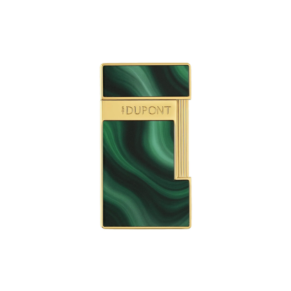 S.T. Dupont Slimmy Lacquered Lighter Géode Green