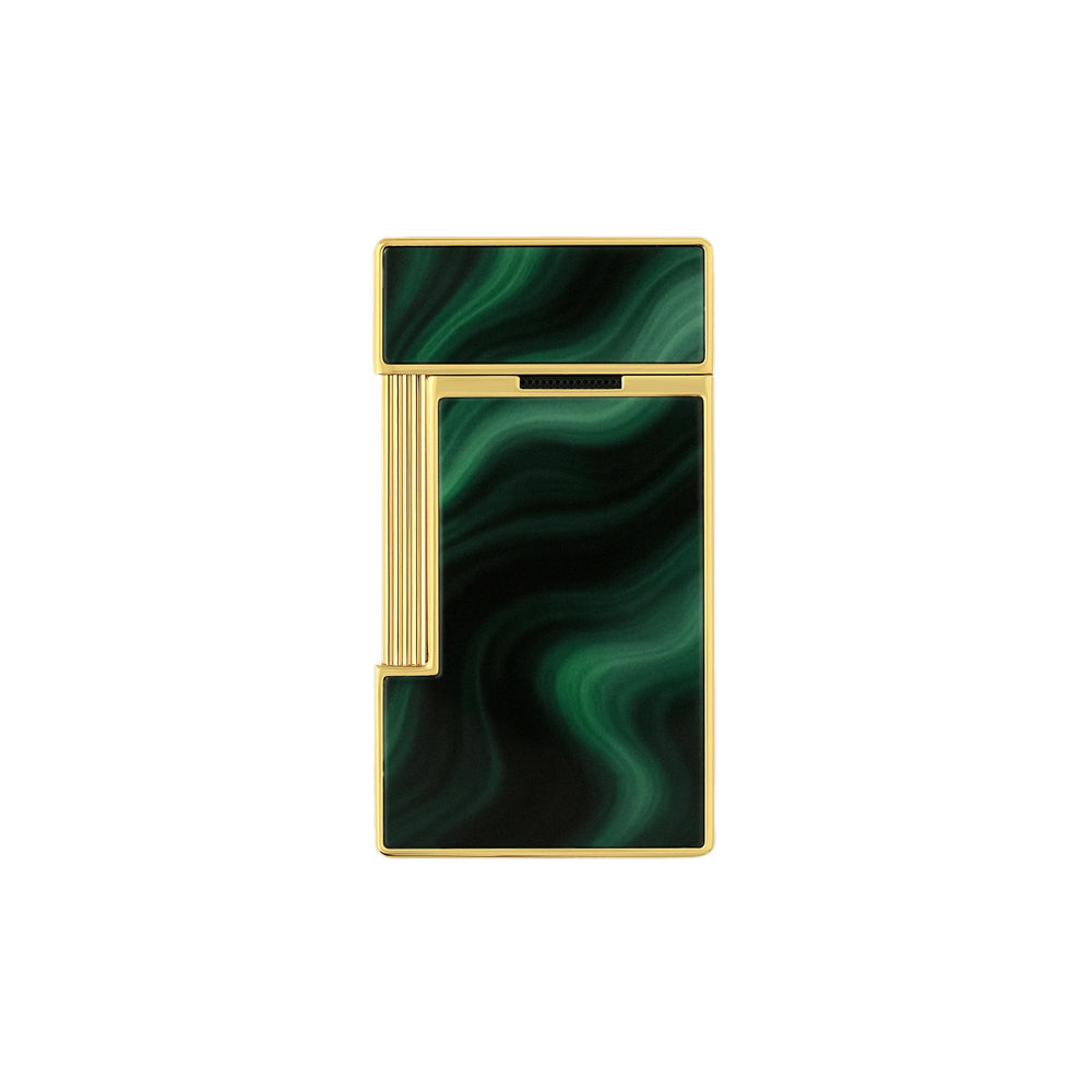 S.T. Dupont Slimmy Lacquered Lighter Géode Green