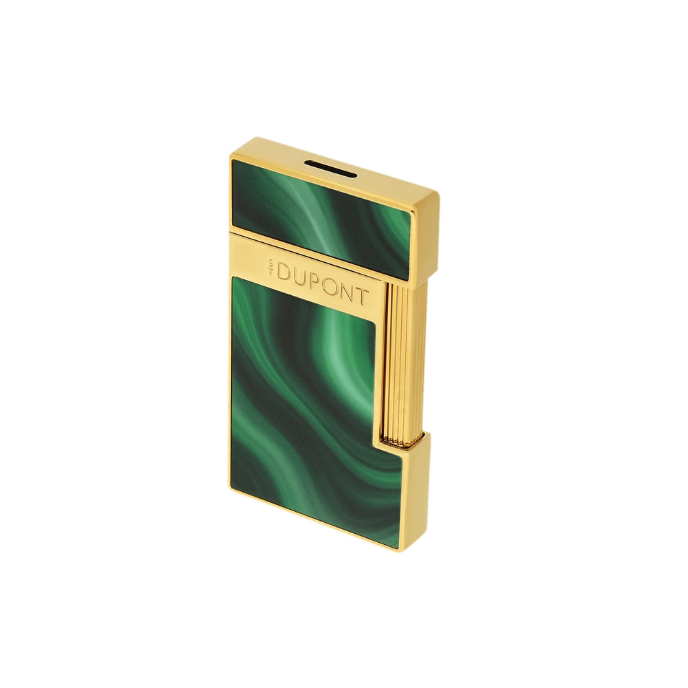 S.T. Dupont Slimmy Lacquered Lighter Géode Green
