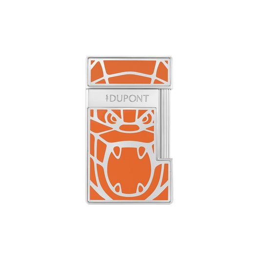 S.T. Dupont Slimmy Lacquered Lighter Orlinski Orange