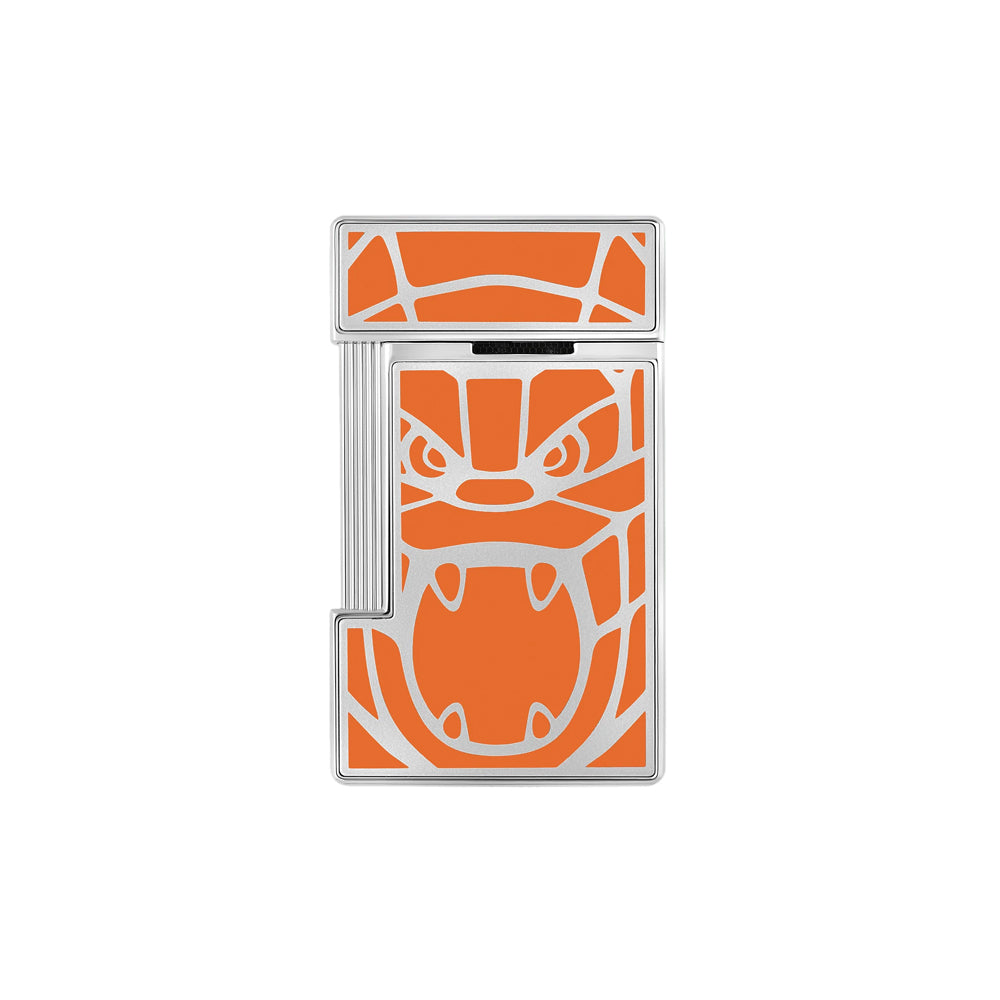 S.T. Dupont Slimmy Lacquered Lighter Orlinski Orange