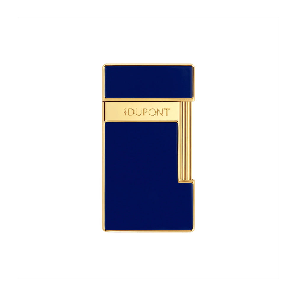 S.T. Dupont Slimmy Lacquered Lighter Indigo Blue
