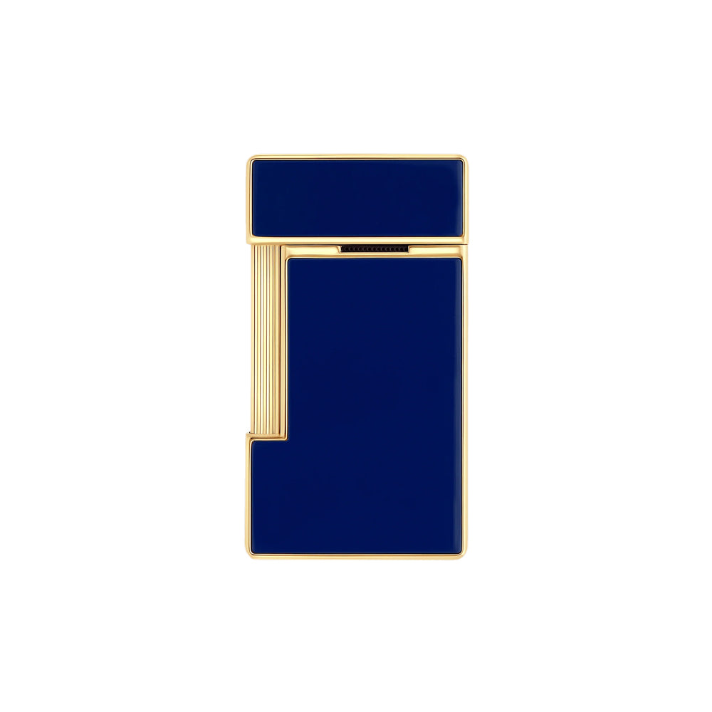 S.T. Dupont Slimmy Lacquered Lighter Indigo Blue
