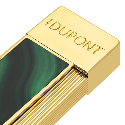 S.T. Dupont Twiggy Lacquered Lighter Géode Green