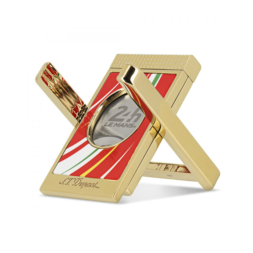 S.T. Dupont Cigar Cutter & Cigar Stand – Le Mans Rouge Doré