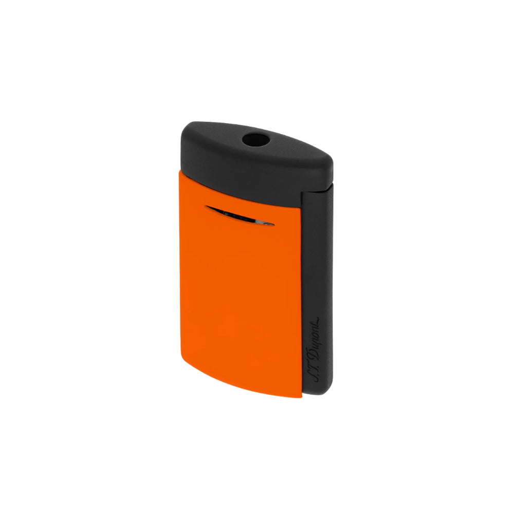 S.T. Dupont Minijet Lacquered Lighter Fluo Neon Orange