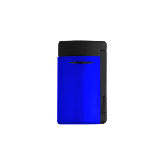 S.T. Dupont Minijet Lacquered Lighter Fluo Neon Blue
