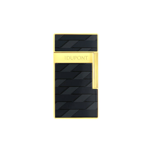 S.T. Dupont Biggy Lacquered Lighter – Monogram 1872 Black