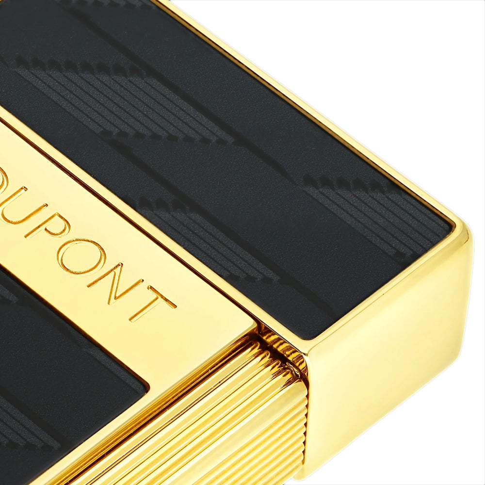 S.T. Dupont Biggy Lacquered Lighter – Monogram 1872 Black