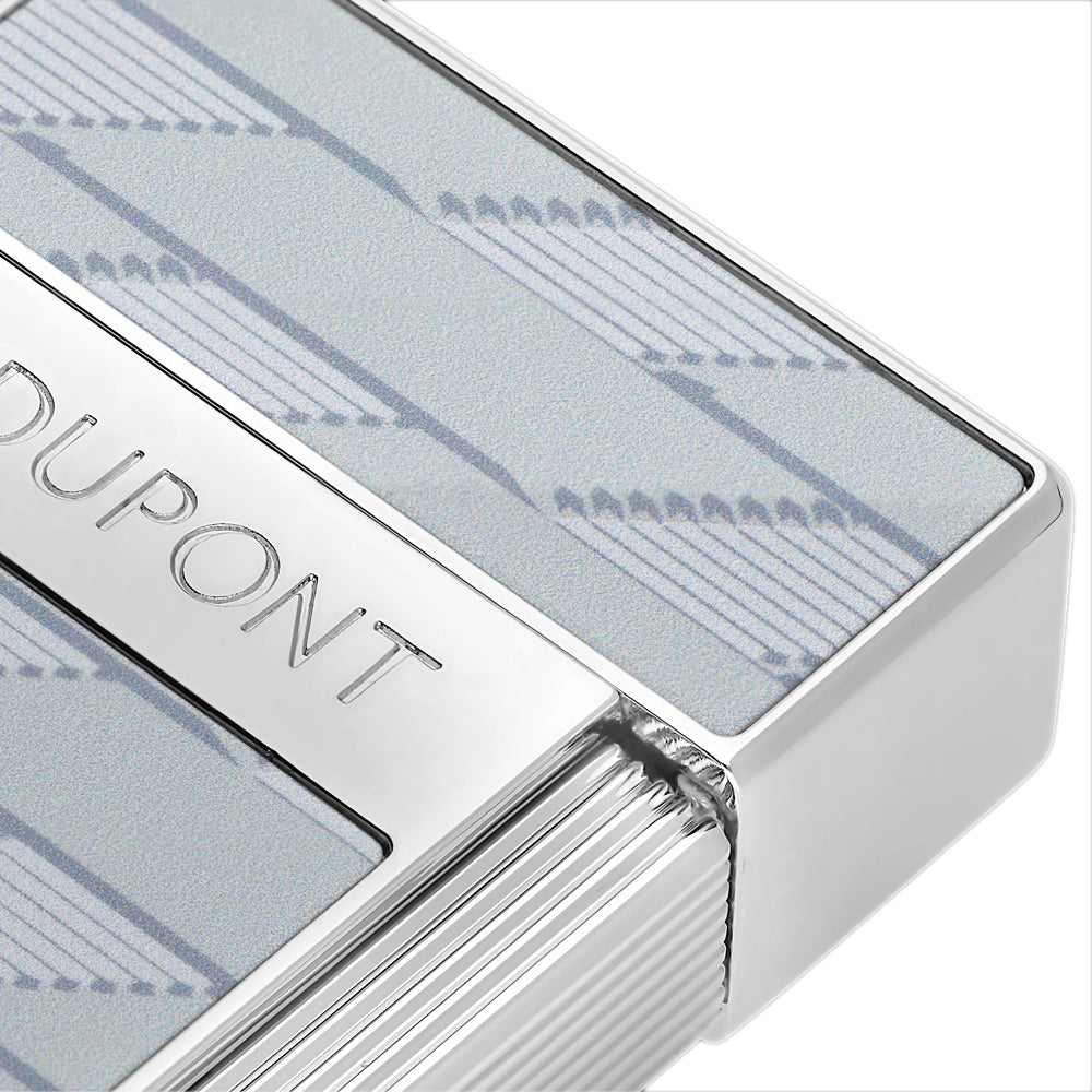 S.T. Dupont Biggy Lacquered Lighter – Monogram 1872  Gray