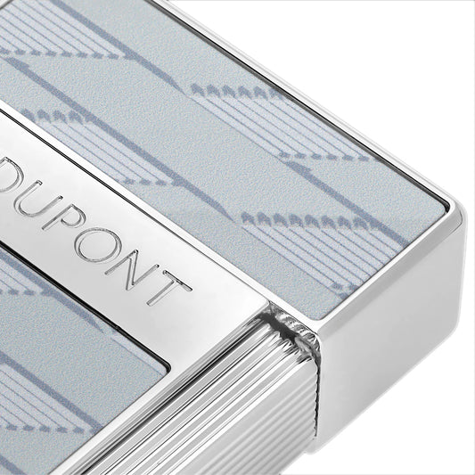 S.T. Dupont Biggy Lacquered Lighter – Monogram 1872  Gray