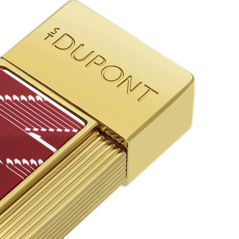 S.T. Dupont Twiggy Lacquered Lighter - Monogram 1872 Burgundy