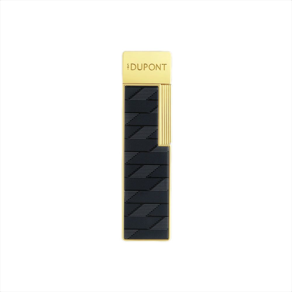 S.T. Dupont Twiggy Lacquered Lighter - Monogram 1872 Black