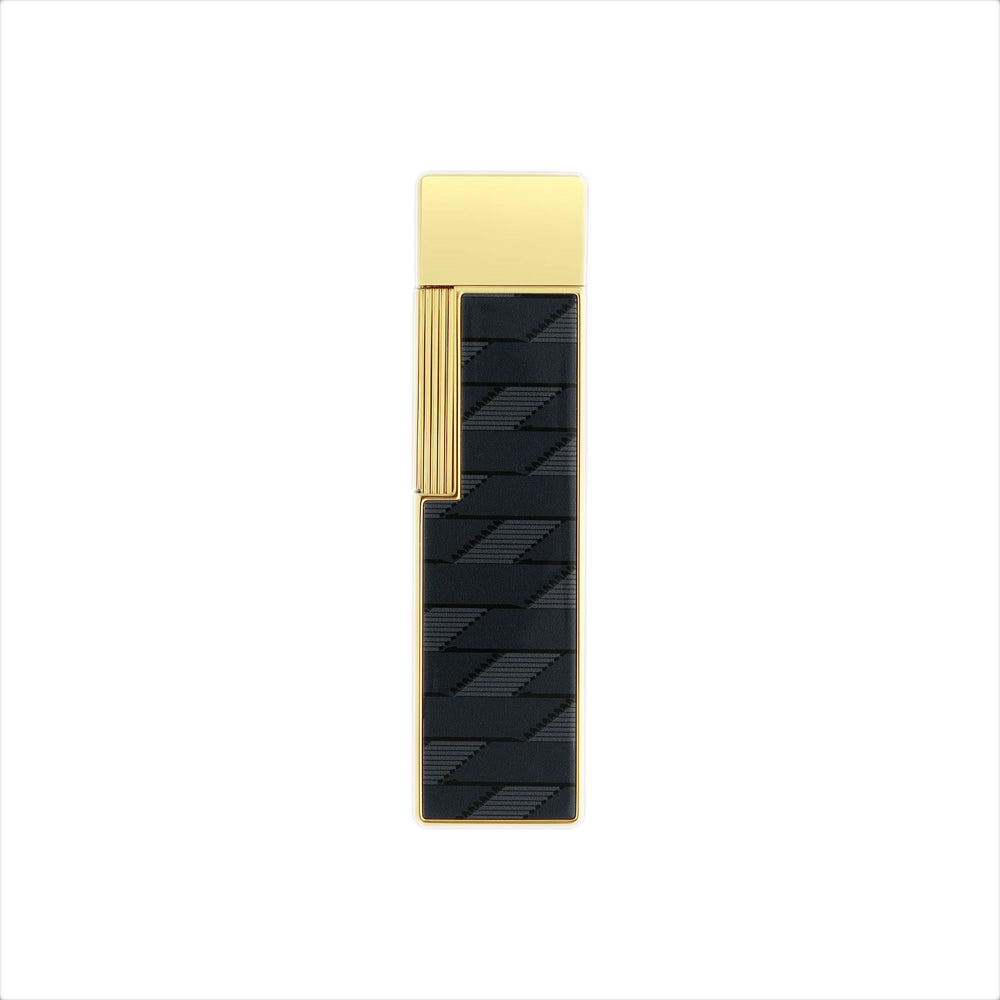 S.T. Dupont Twiggy Lacquered Lighter - Monogram 1872 Black