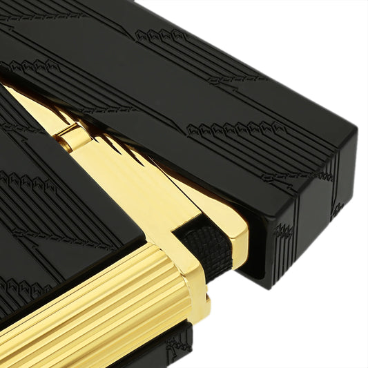 S.T. Dupont Ligne 2 Guilloché Lighter Monogram 1872 Black