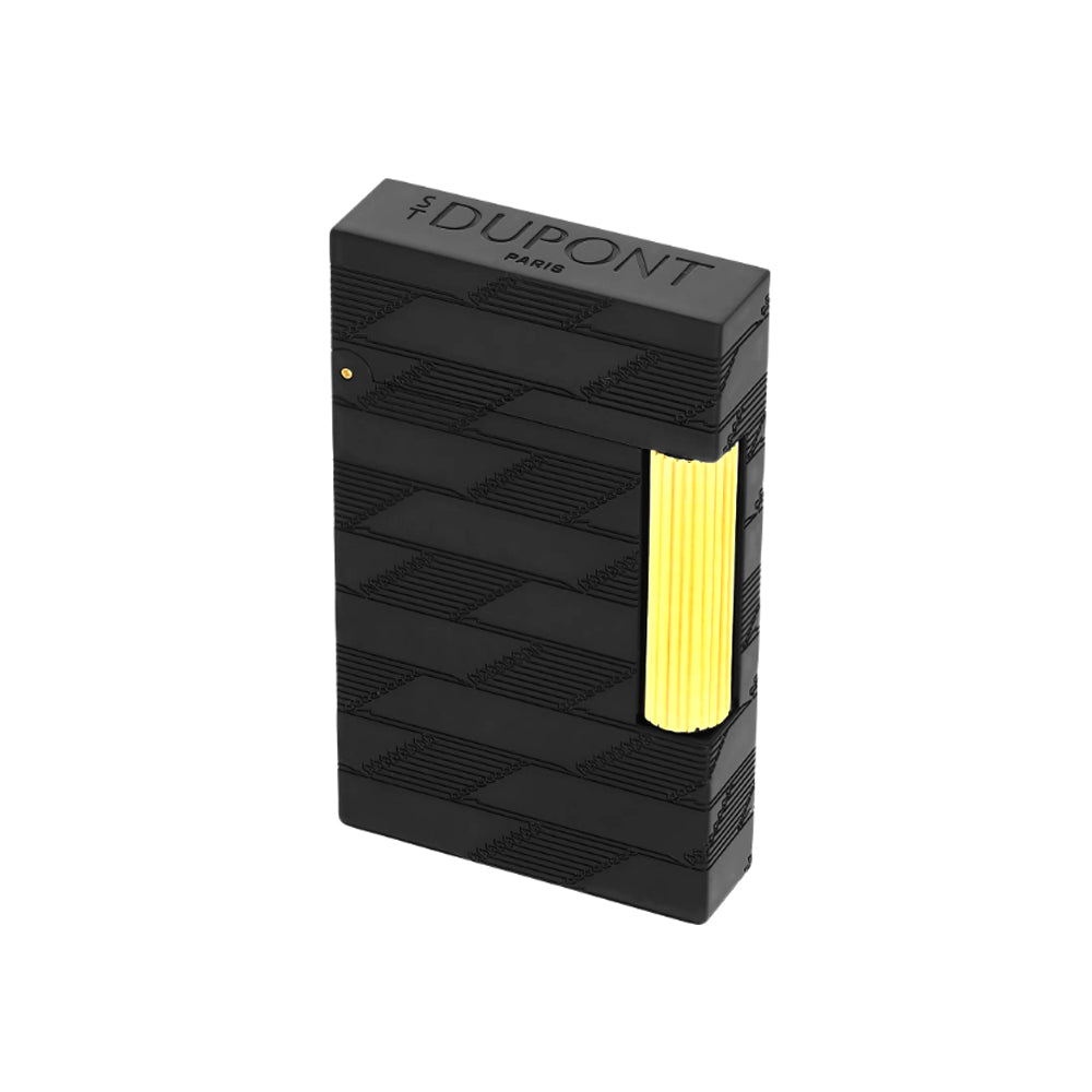 S.T. Dupont Ligne 2 Guilloché Lighter Monogram 1872 Black