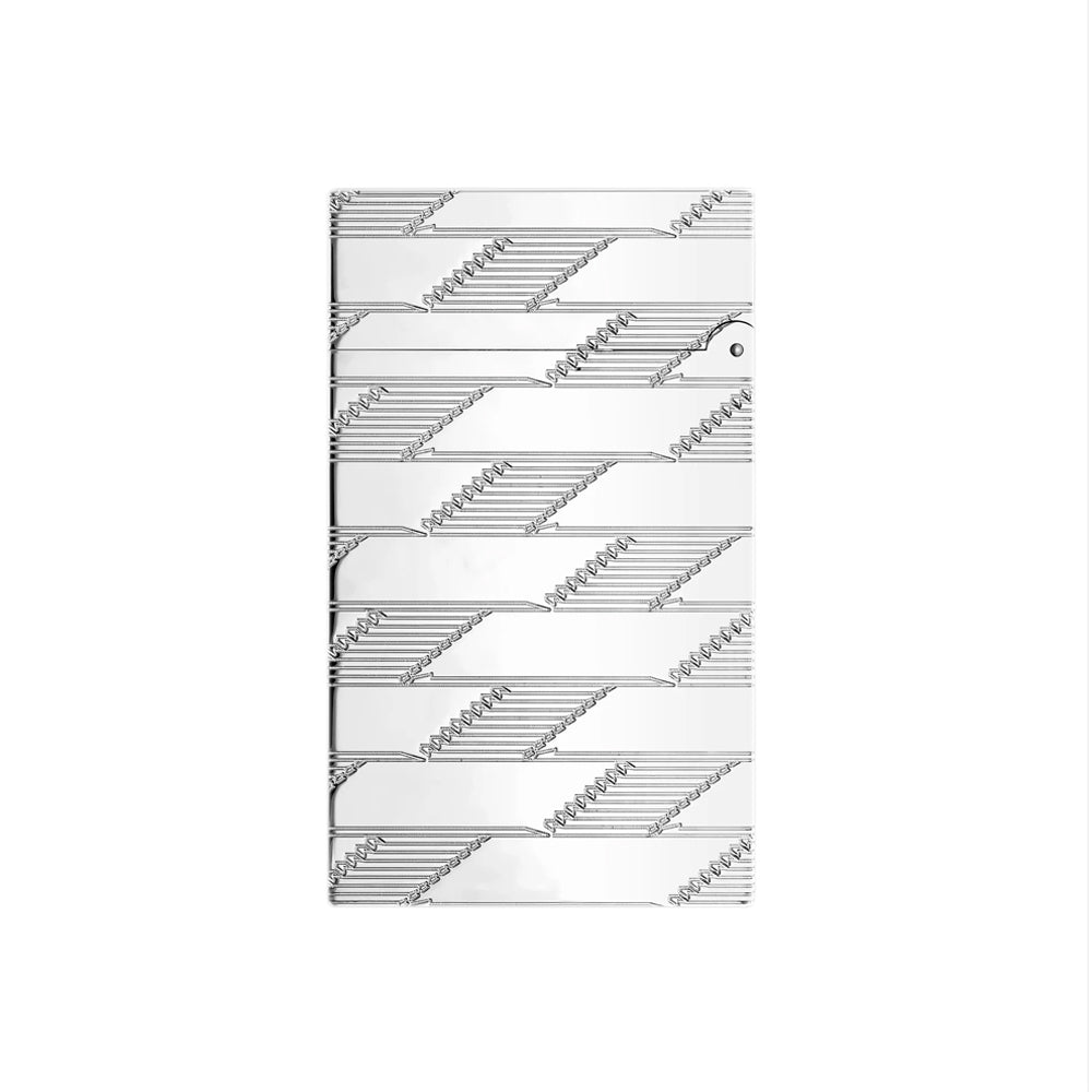S.T. Dupont Ligne 2 Guilloche Lighter Monogram 1872 Silver