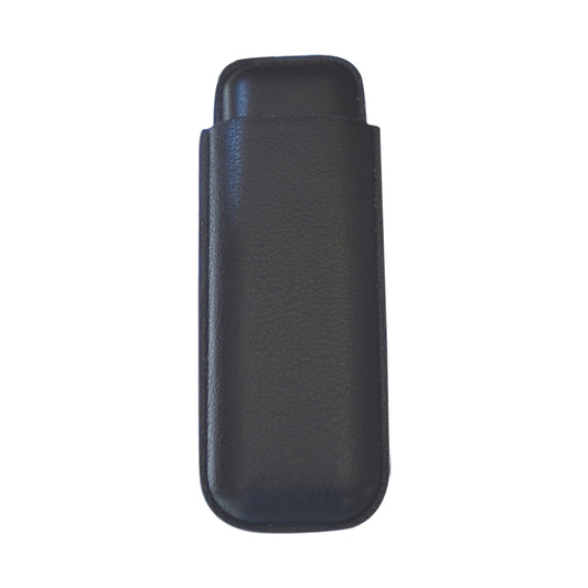 Two-Cigar Leather Case – Black (2 Ciagrs)