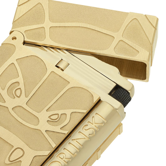 S.T. Dupont Ligne 2 Brushed Lighter Orlinski Gold