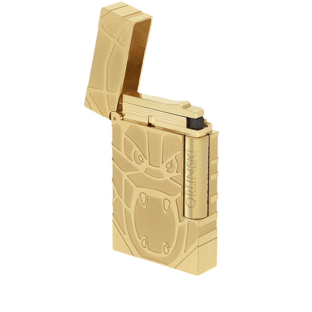 S.T. Dupont Ligne 2 Brushed Lighter Orlinski Gold