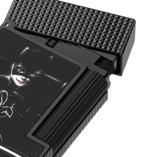 S.T. Dupont Ligne 2 Lacquered Lighter Catwoman Black