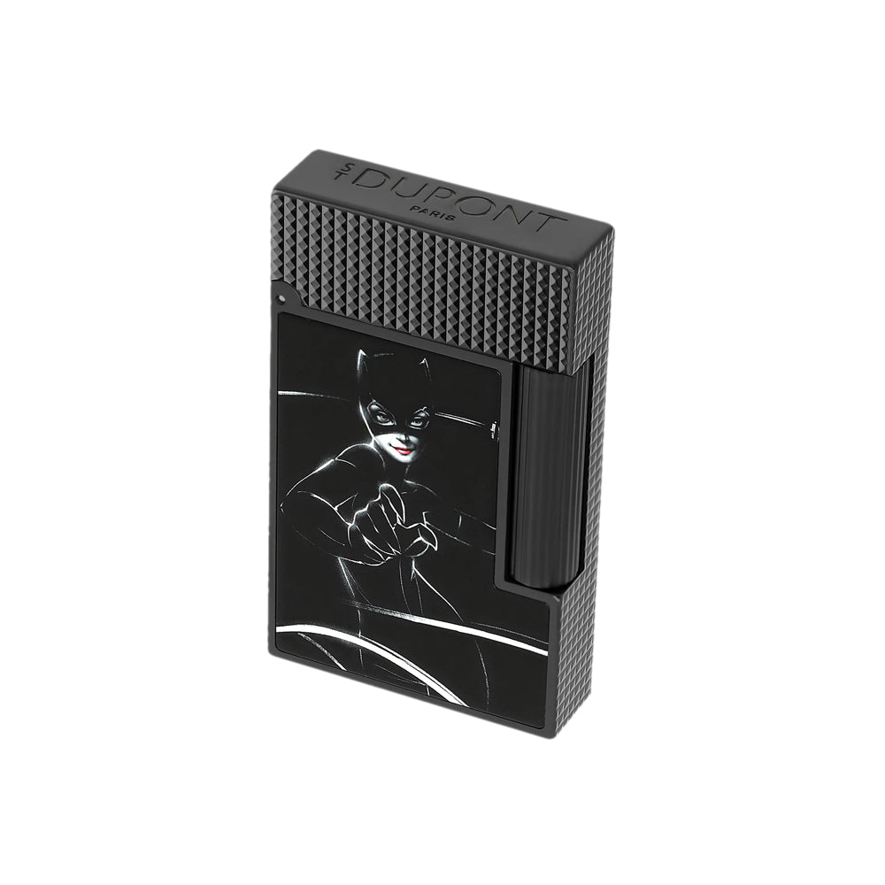 S.T. Dupont Ligne 2 Lacquered Lighter Catwoman Black