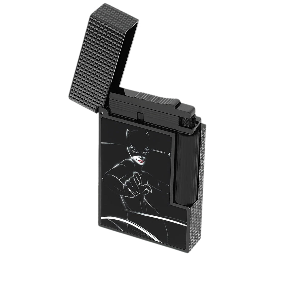 S.T. Dupont Ligne 2 Lacquered Lighter Catwoman Black
