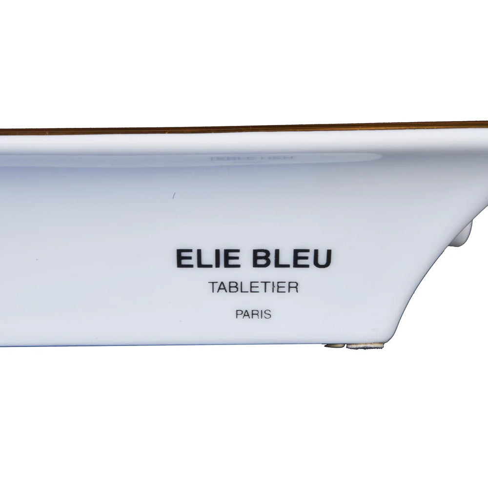 Elie Bleu "Flor de Alba" – Porcelain Ashtray Black