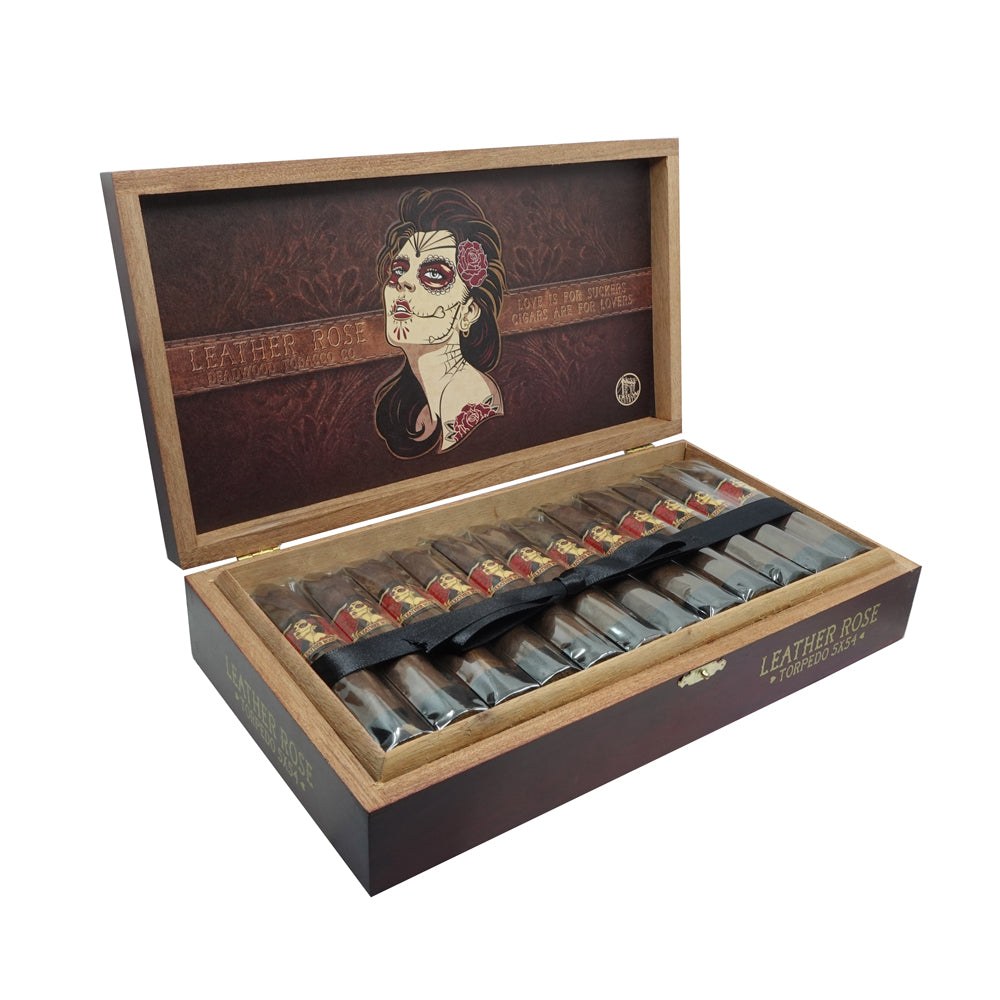 Deadwood Leather Rose Torpedo - 24 Cigars