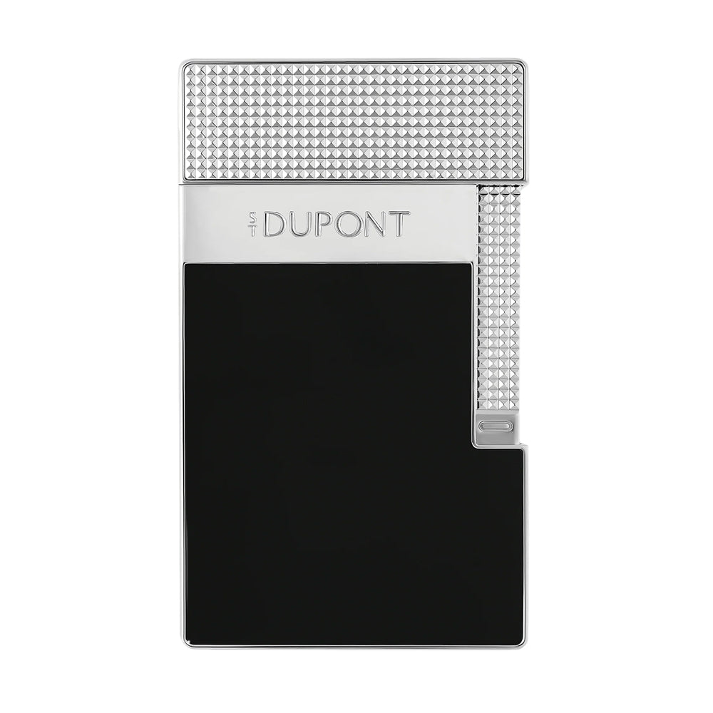 S.T. Dupont Table Lighter Lacquered Silver