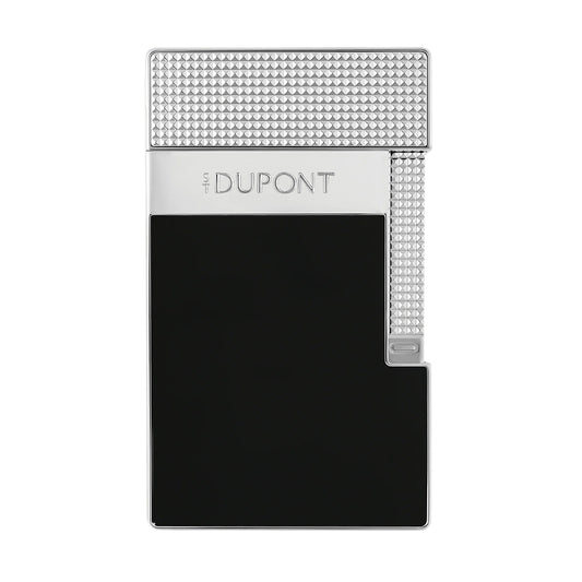 S.T. Dupont Table Lighter Lacquered Silver