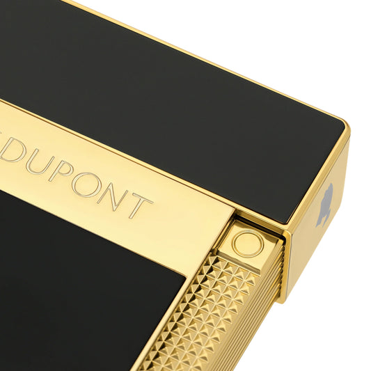S.T. Dupont Table Lighter Lacquered Lighter Cohiba 60 Black