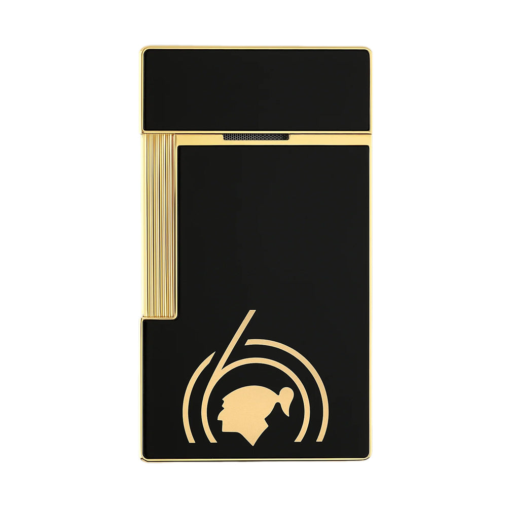 S.T. Dupont Table Lighter Lacquered Lighter Cohiba 60 Black