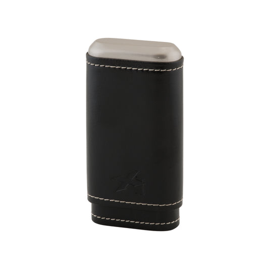 XIKAR Envoy Leather 3 Cigar Holder – Black