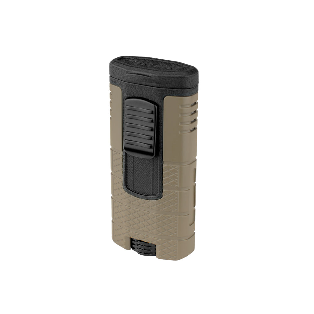 XIKAR Tactical Triple Jet Lighter Tan & Black